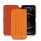 Housse cuir Apple iPhone 12 Pro Max - Abaca arancio