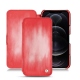 가죽 커버 Apple iPhone 12 Pro Max - Rose Patine