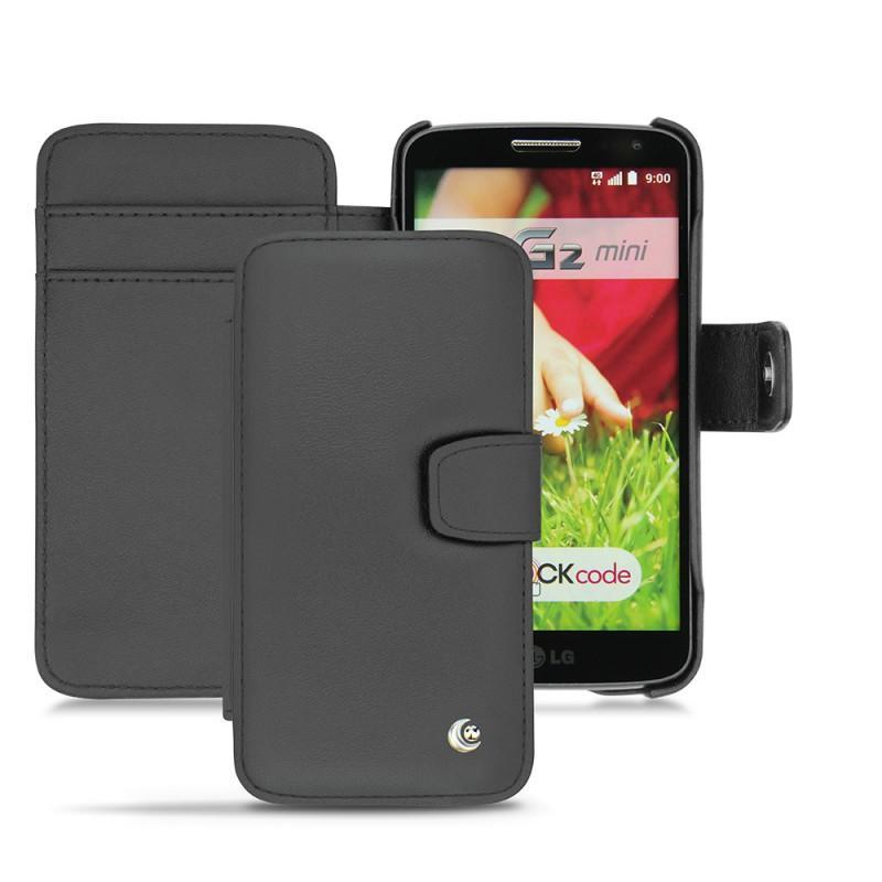 Lederschutzhülle LG G2 mini  - Noir ( Nappa - Black ) 