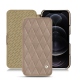 Lederschutzhülle Apple iPhone 12 Pro Max - Taupe vintage - Couture