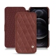 Capa em pele Apple iPhone 12 Pro Max - Passion vintage - Couture
