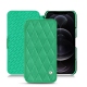 Custodia in pelle Apple iPhone 12 Pro Max - Menthe vintage - Couture