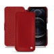 Custodia in pelle Apple iPhone 12 Pro - Rouge ( Nappa - Pantone 199C ) 