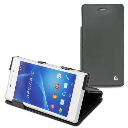 Housse cuir Sony Xperia M2 