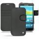 レザーケース Samsung Galaxy K Zoom  - Noir ( Nappa - Black ) 