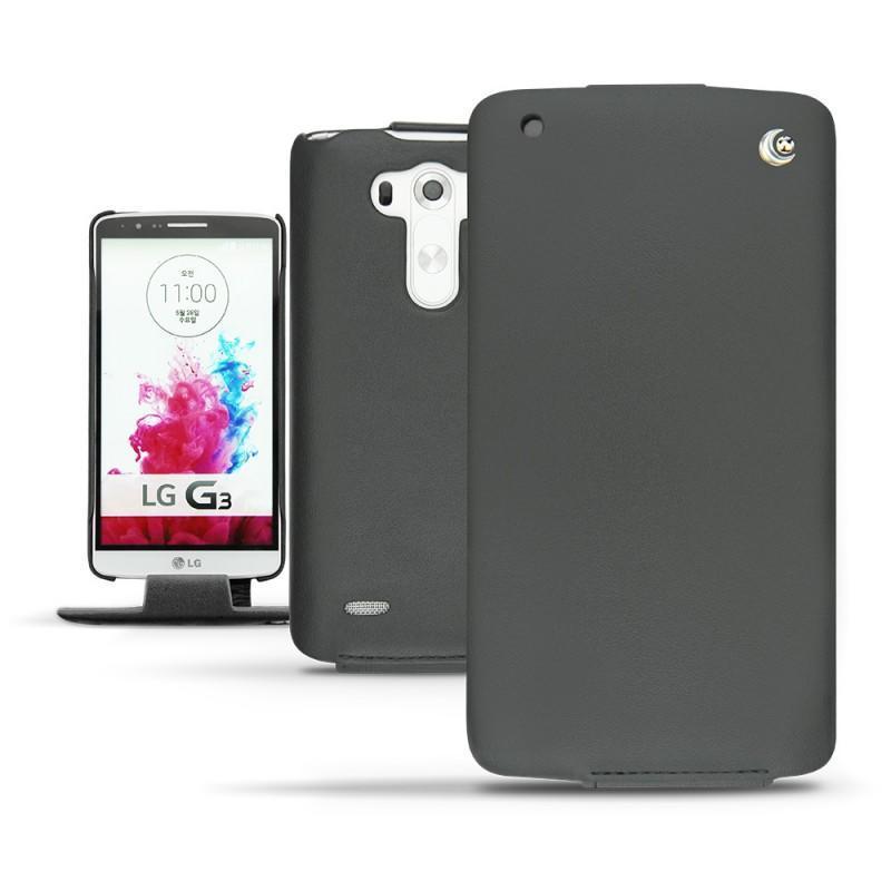 Custodia in pelle LG G3  - Noir ( Nappa - Black ) 
