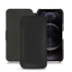 レザーケース Apple iPhone 12 Pro - Noir PU