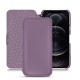 Funda de piel Apple iPhone 12 Pro - Lilas PU