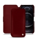 Housse cuir Apple iPhone 12 Pro - Rouge Veggie