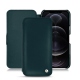 Funda de piel Apple iPhone 12 Pro - Bleu Veggie