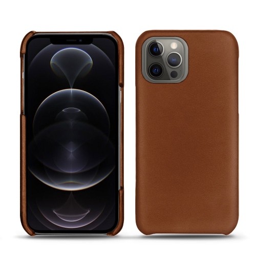 Caixas de couro para Apple iPhone 12 Pro MaxMarron ( Nappa - Pantone #8B4720 ) 