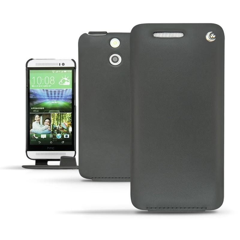 HTC One E8 leather case - Noir ( Nappa - Black ) 