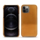 レザーケース Apple iPhone 12 Pro Max - Or Maïa ( Pantone 871C ) 