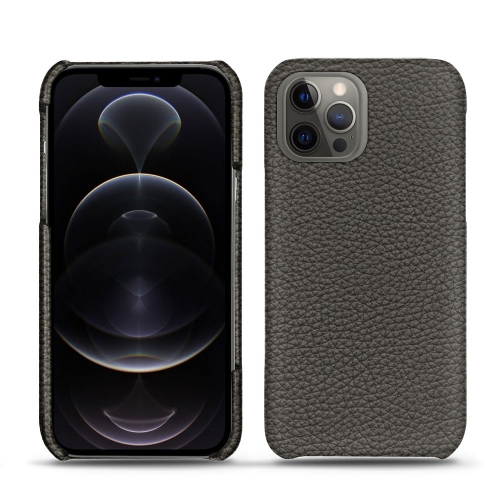 Fundas de piel para Apple iPhone 12 Pro MaxAnthracite ( Pantone #41403c ) 