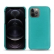 Funda de piel Apple iPhone 12 Pro Max - Bleu fluo