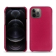 Funda de piel Apple iPhone 12 Pro Max - Rose fluo