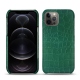 Apple iPhone 12 Pro Max leather cover - Crocodile pino