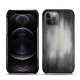 Apple iPhone 12 Pro Max leather cover - Gris Patine