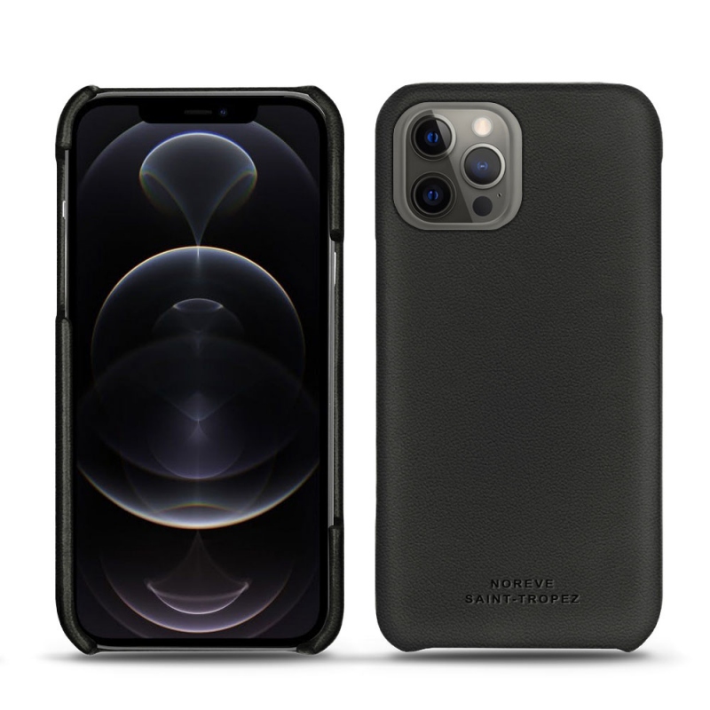 レザーケース Apple iPhone 12 Pro Max - Noir PU