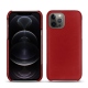 Apple iPhone 12 Pro leather cover - Rouge ( Nappa - Pantone 199C ) 