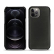 Apple iPhone 12 Pro leather cover - Noir ( Nappa - Black ) 