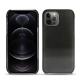 가죽 커버 Apple iPhone 12 Pro - Onyx ( Black ) 