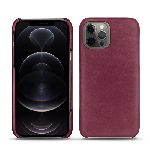 Apple iPhone 12 Pro leather casePrune vintage ( Pantone #612434 ) 