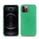 가죽 커버 Apple iPhone 12 Pro - Menthe vintage ( Pantone 562C ) 