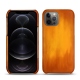가죽 커버 Apple iPhone 12 Pro - Orange Patine