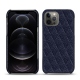 Custodia in pelle Apple iPhone 12 Pro - Cobalt - Couture ( Pantone 2766C ) 