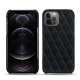 Custodia in pelle Apple iPhone 12 Pro - Dark vintage - Couture