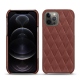 Capa em pele Apple iPhone 12 Pro - Passion vintage - Couture