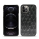 Custodia in pelle Apple iPhone 12 Pro - Onyx - Couture