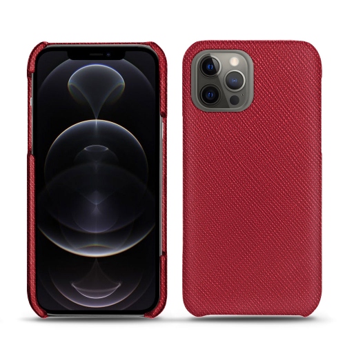 Apple iPhone 12 Pro leather caseRouge passion ( Pantone #a6192e ) 