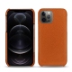 가죽 커버 Apple iPhone 12 Pro - Orange vibrant