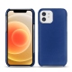 Lederschutzhülle Apple iPhone 12 mini - Bleu océan ( Nappa - Pantone 293C ) 