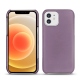 レザーケース Apple iPhone 12 mini - Lilas ( Nappa - Pantone 2645U ) 