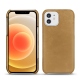 レザーケース Apple iPhone 12 mini - Sable vintage ( Roughtcut - Gaucho#57254 ) 