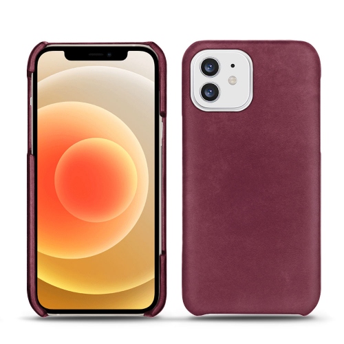 Les coques en cuir pour Apple iPhone 12 miniPrune vintage ( Pantone #612434 ) 
