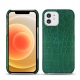 Lederschutzhülle Apple iPhone 12 mini - Crocodile pino