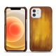Lederschutzhülle Apple iPhone 12 mini - Doré Patine
