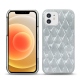 Custodia in pelle Apple iPhone 12 mini - Platinium - Couture