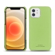 Lederschutzhülle Apple iPhone 12 mini - Vert olive PU