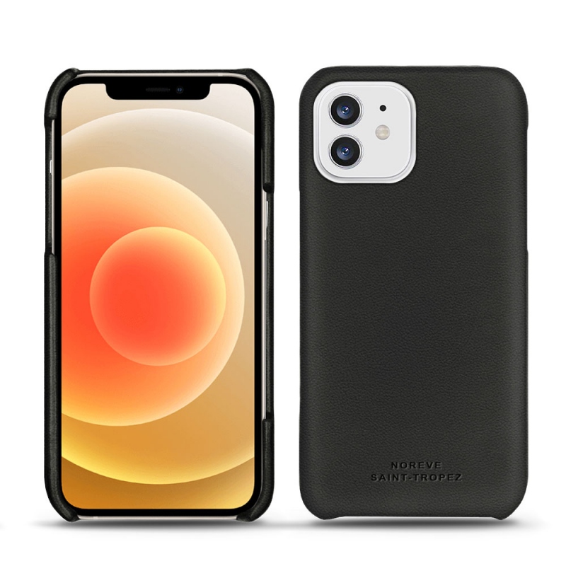レザーケース Apple iPhone 12 mini - Noir PU