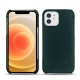 Lederschutzhülle Apple iPhone 12 mini - Vert séduisant