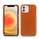 Custodia in pelle Apple iPhone 12 mini - Orange vibrant