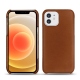 レザーケース Apple iPhone 12 mini - Marron Veggie