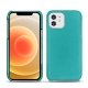Funda de piel Apple iPhone 12 - Bleu fluo