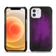 Funda de piel Apple iPhone 12 - Violet Patine