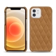 Lederschutzhülle Apple iPhone 12 - Castan esparciate - Couture